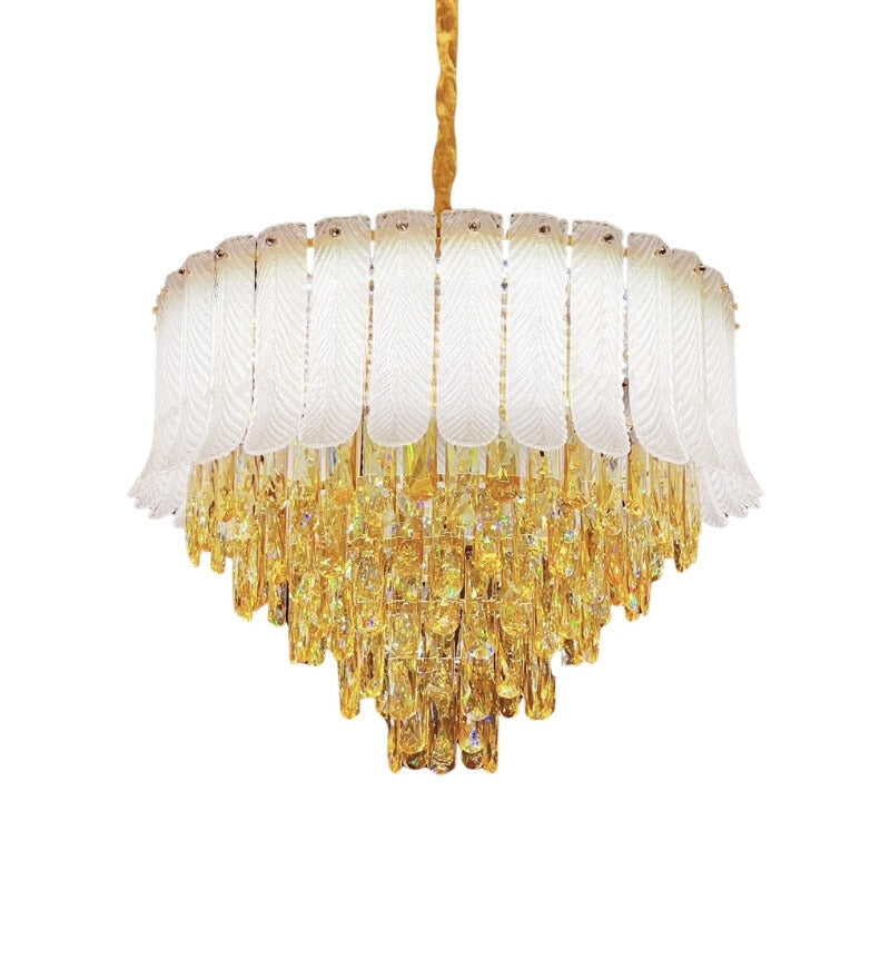 Elegant Round Crystal Chandelier Small
