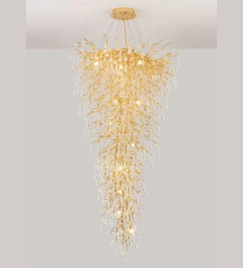 Nordic Crystal Double Height Chandelier - Small