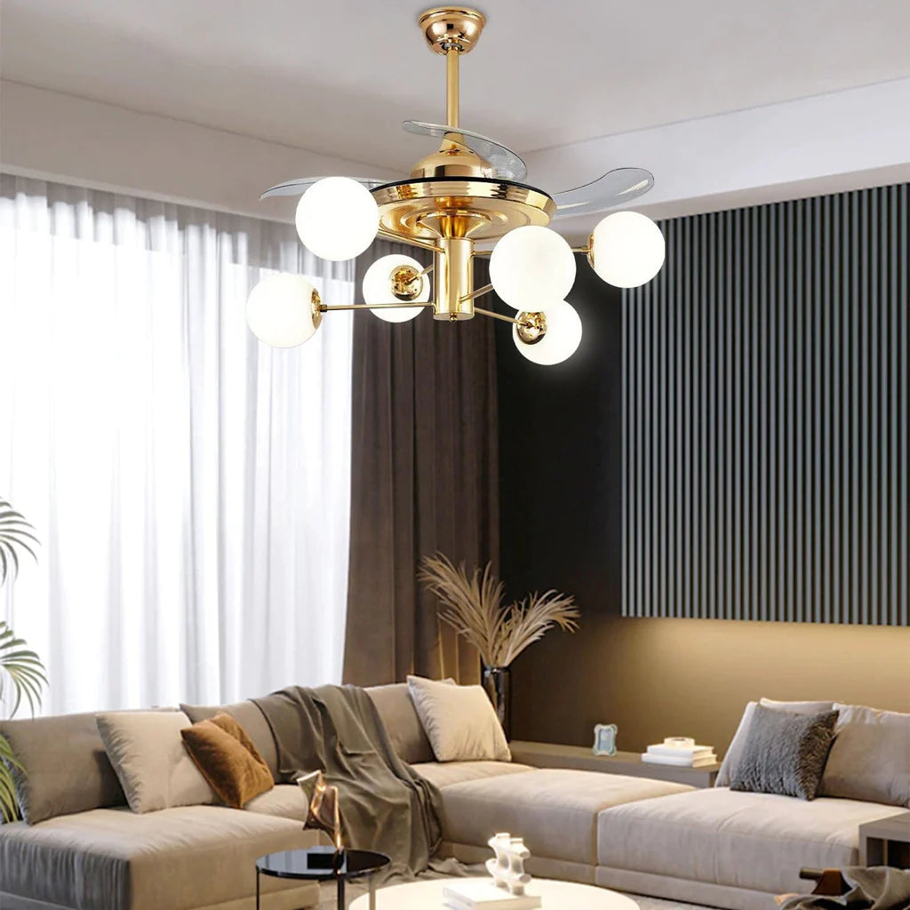 MODERN FAN CHANDELIER