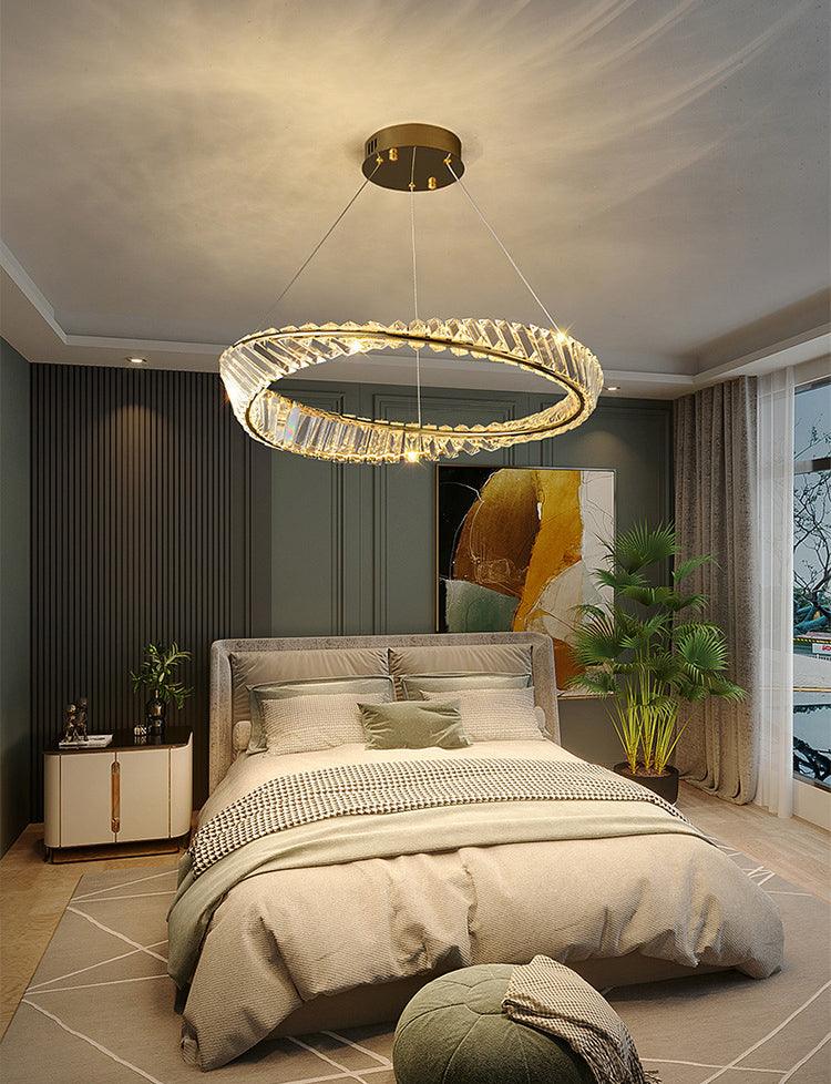 Modern LED Crystal Chandelier - 60cm
