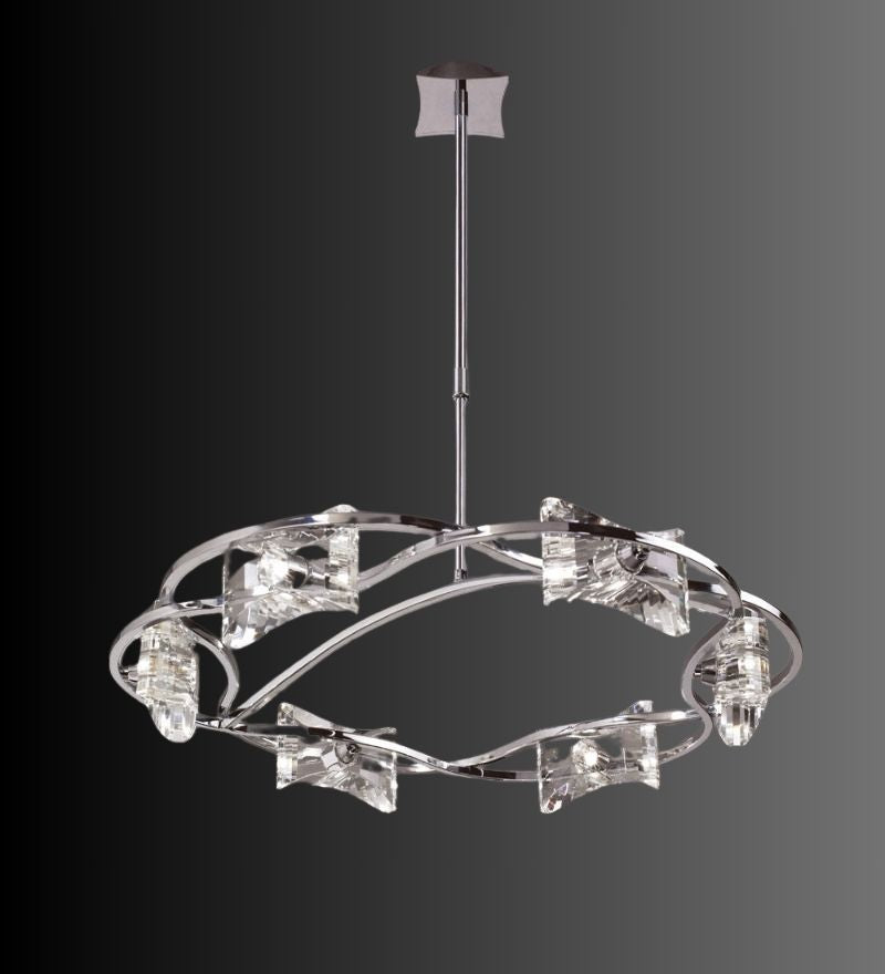 KROMO Chandelier - 6 Light