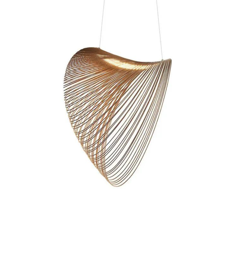 Stello Bamboo Ring Chandelier - Large