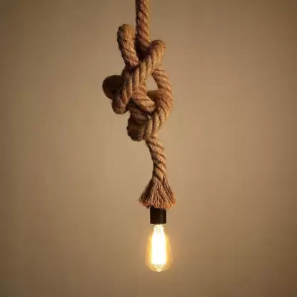 Rope Pendant Filament Lamp