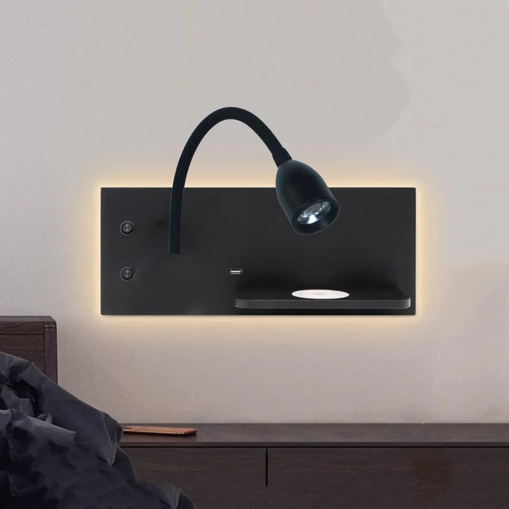 Black Philips LED Wall Light