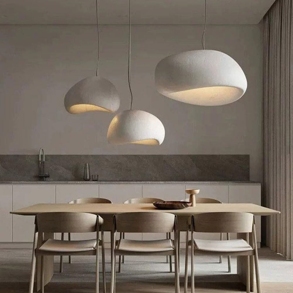 600 MM Grey Earthly Wabi Sabi HANGING LAMP