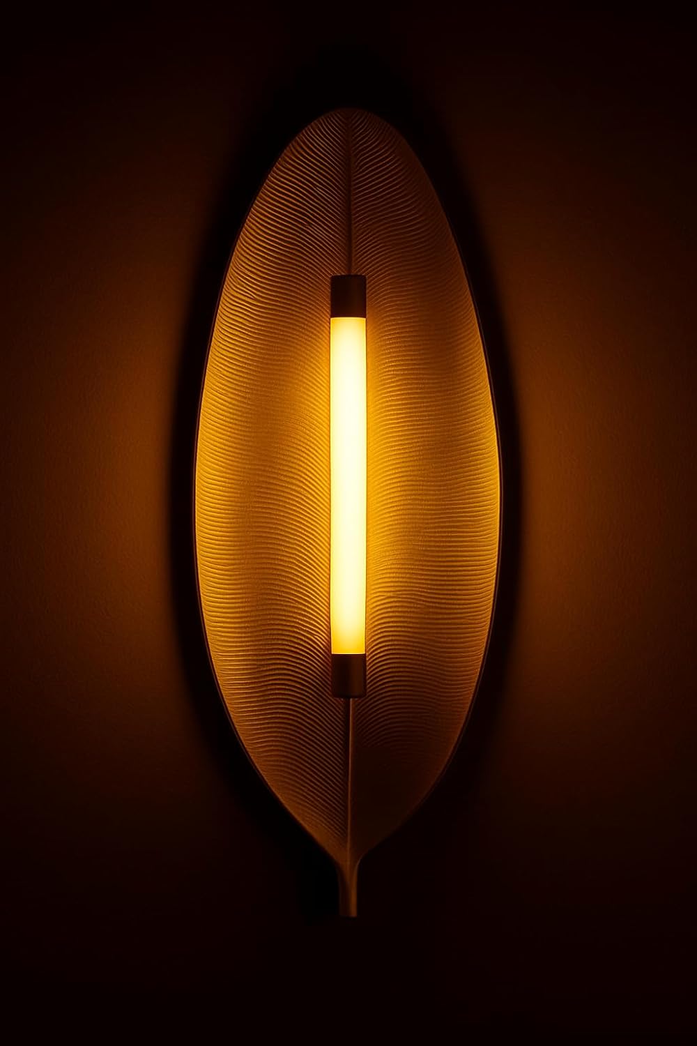 Gold Leaf Wall Light – Decorative Modern LED Sconce for Bedroom & Living Room