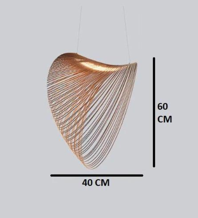 Stello Bamboo Ring Chandelier - Large