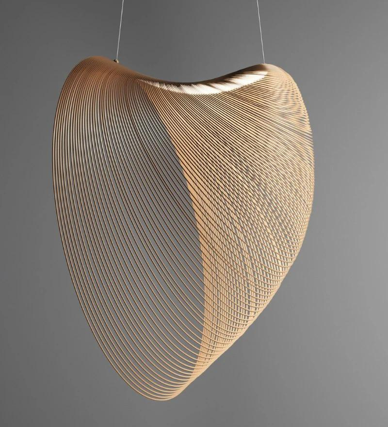 Stello Bamboo Ring Chandelier - Large