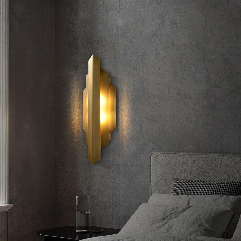 Gold Metal LED Wall Light