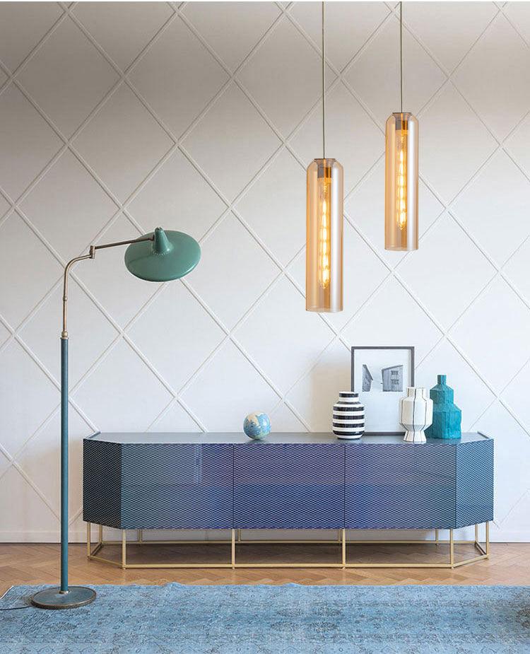 LumaGlass Cylinder Pendant – A Minimalist Glow for Modern Living