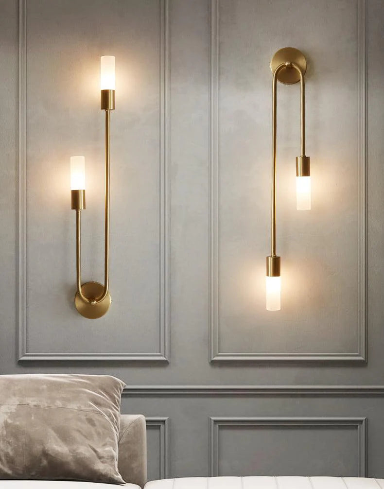 Naya Twin Drop Wall Lamp – Minimalist Luxe Illumination