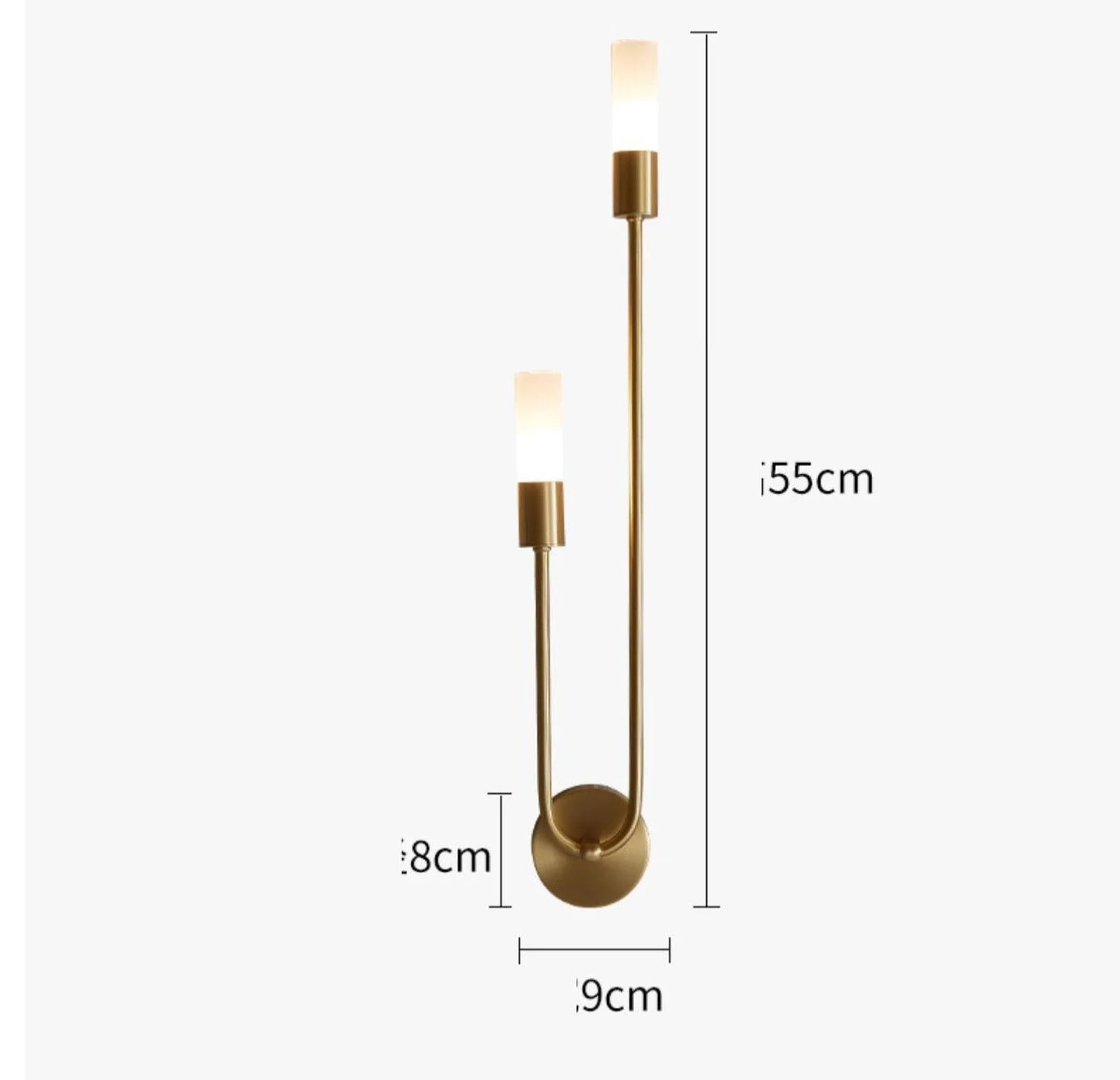 Naya Twin Drop Wall Lamp – Minimalist Luxe Illumination