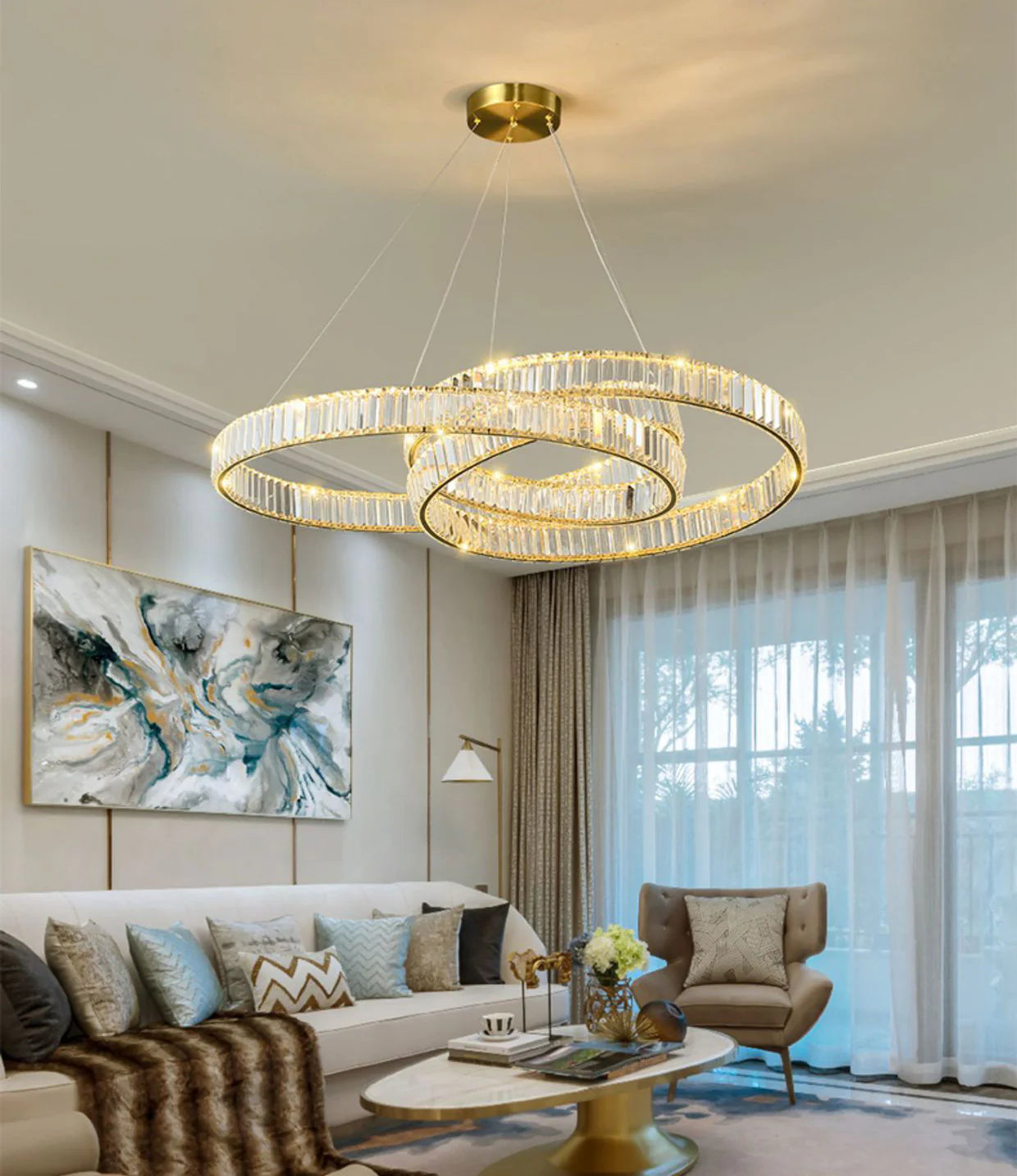 Konoha Crystal Chandelier