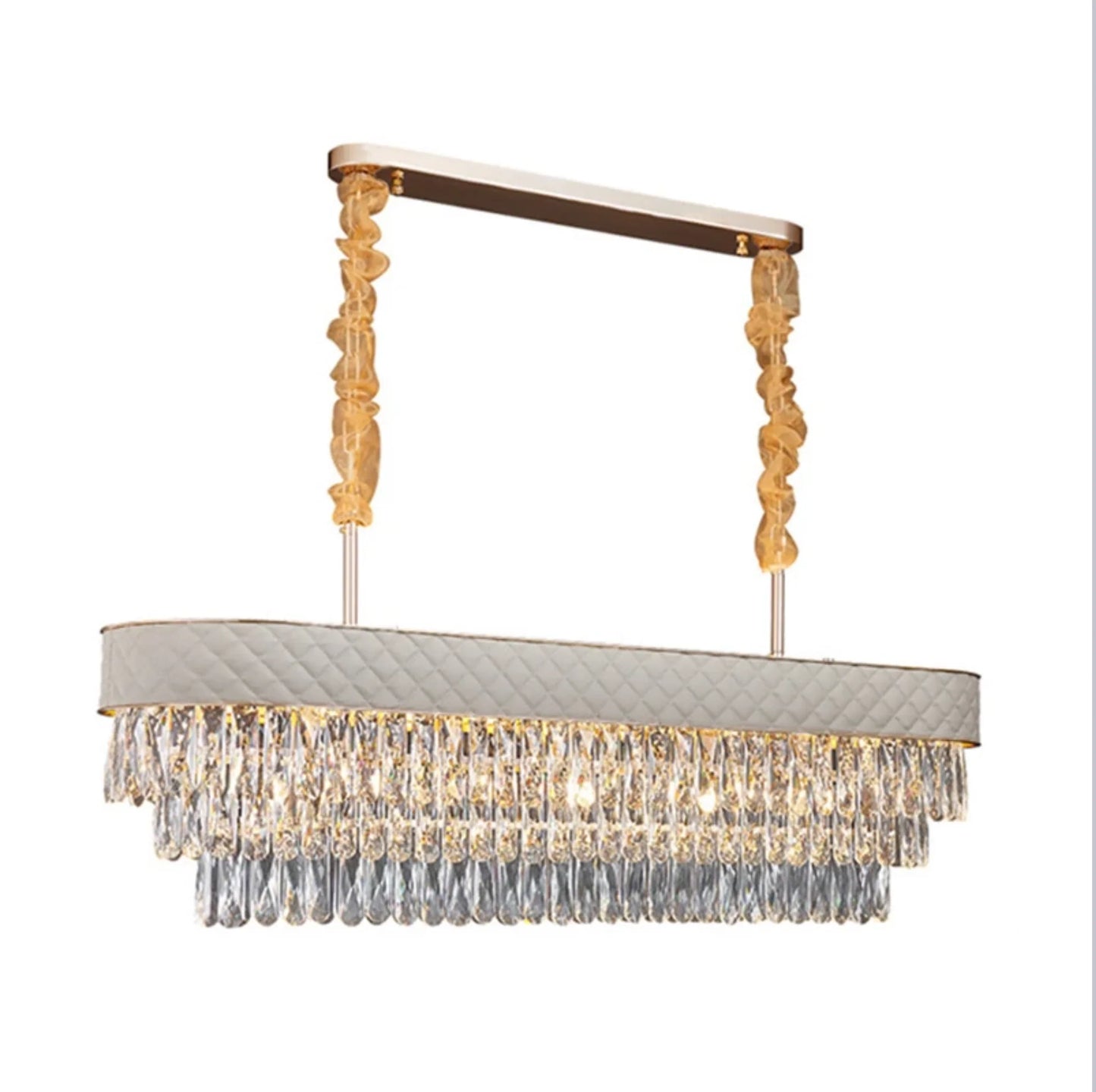 MOSQUE LEATHER LINEAR CHANDELIER