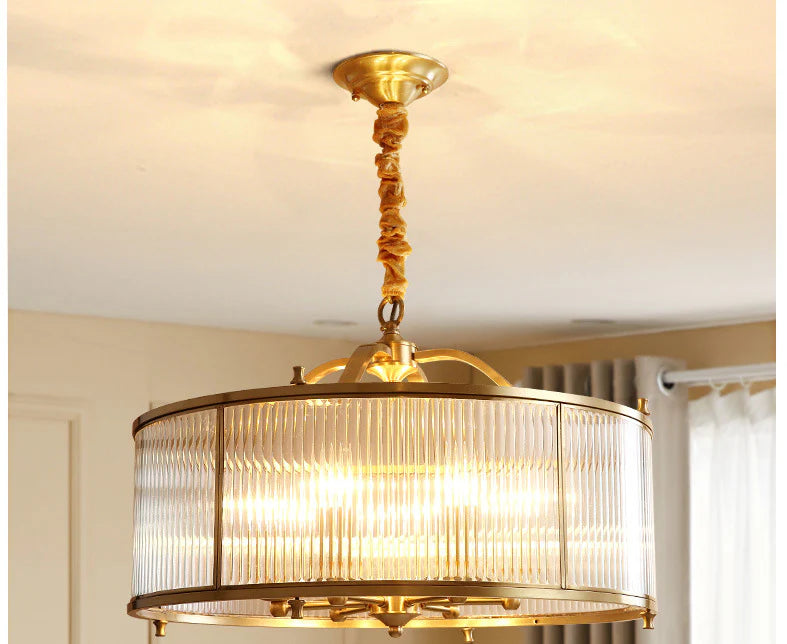 Modern 400 MM Crystal Chandelier – Brass Gold Metal Finish for Entrance & Living Room