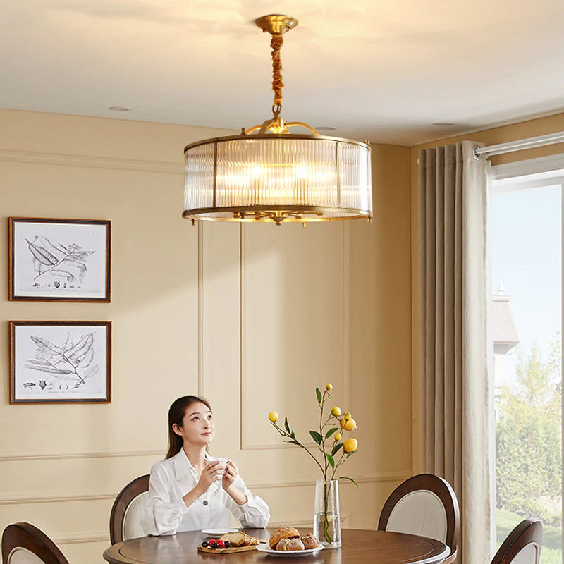 Modern 400 MM Crystal Chandelier – Brass Gold Metal Finish for Entrance & Living Room