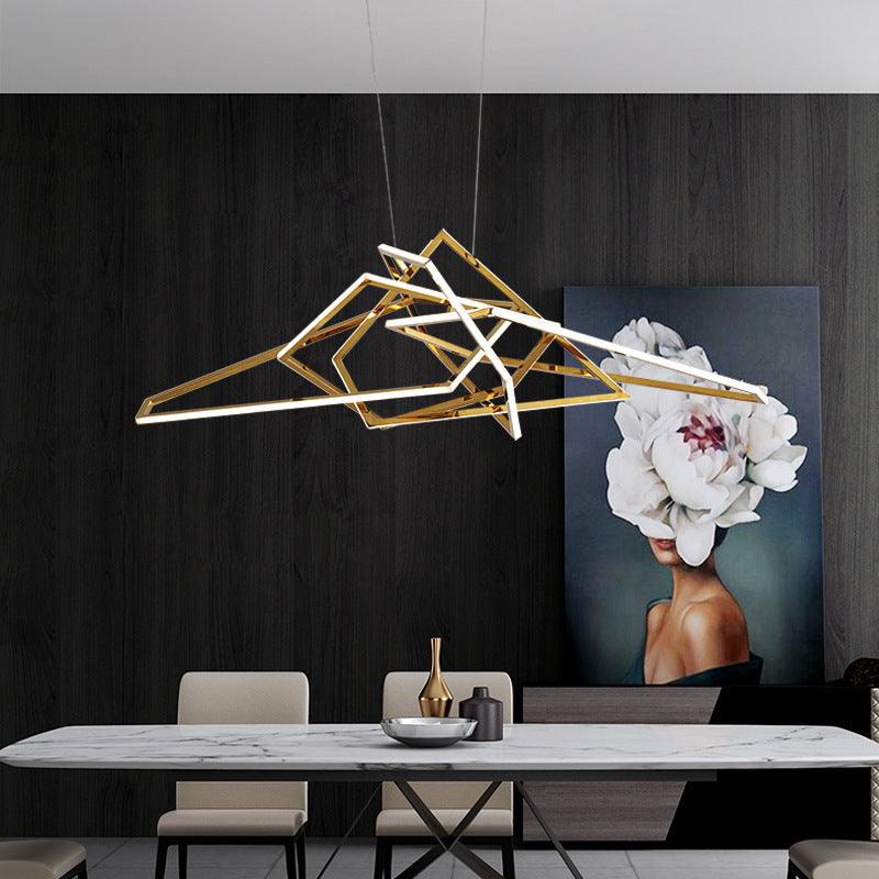 Modern 1000MM Brass Ring LED Chandelier – Warm White