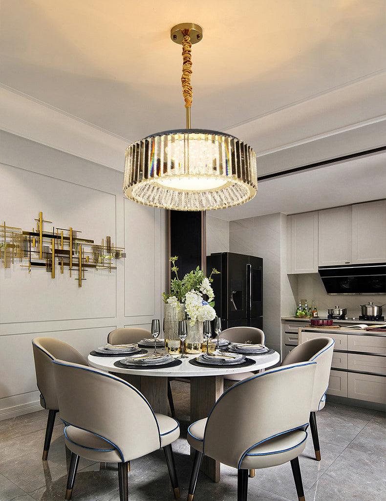 Modern 500MM Gold LED Ceiling Chandelier Hanging Light – K9 Crystal