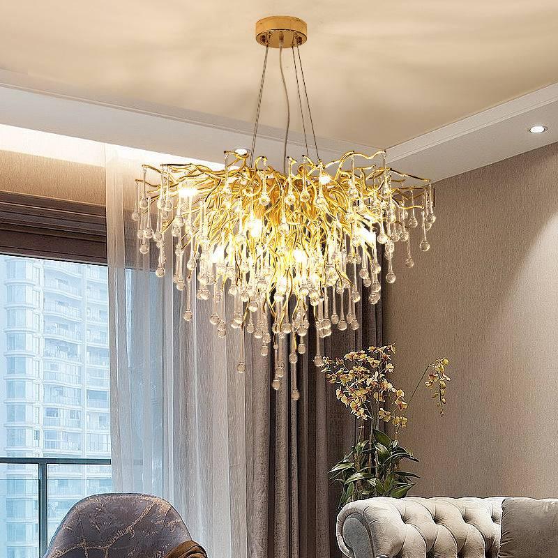 Antler Modern round Chandelier -Small