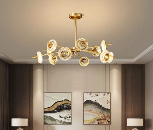 Crown Crystal Modern Chandelier