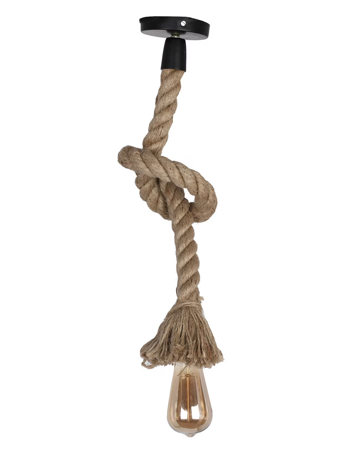Rope Pendant Filament Lamp
