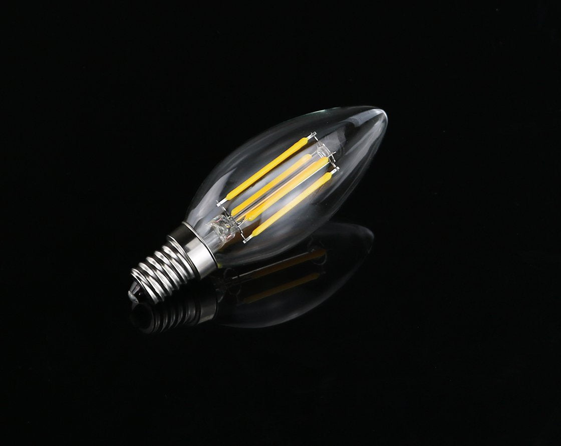 Stello Filament Candle LED Bulb ( E14 BASE/4 Watt ) - Stello Light Studio