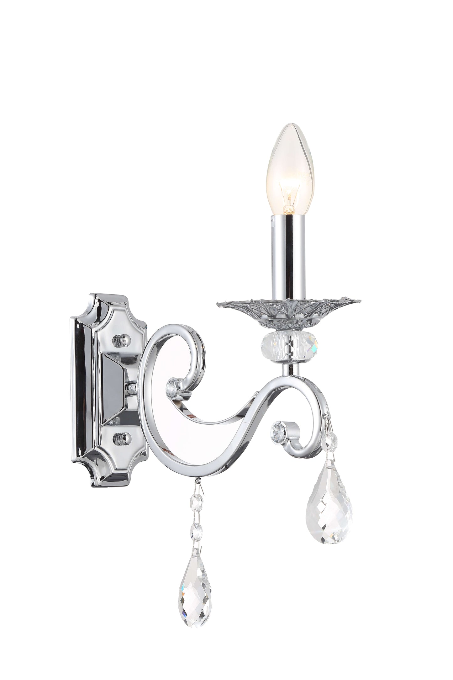 ARONA Chrome Wall Light - Stello Light Studio