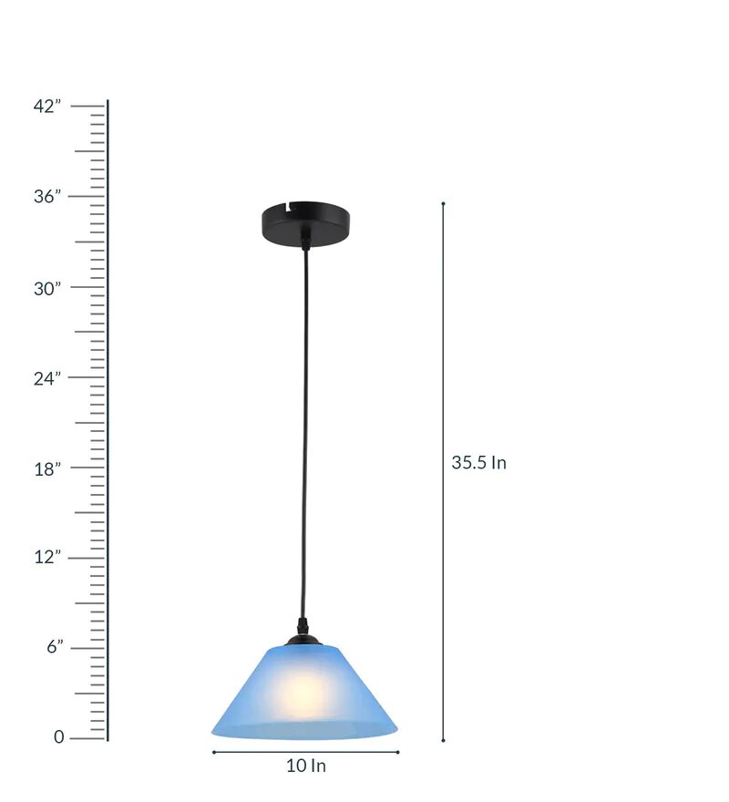 STORB Blue Acrylic Pendant - Stello Light Studio