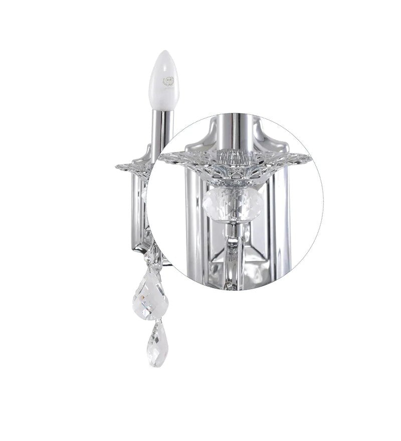 ARONA Chrome Wall Light - Stello Light Studio