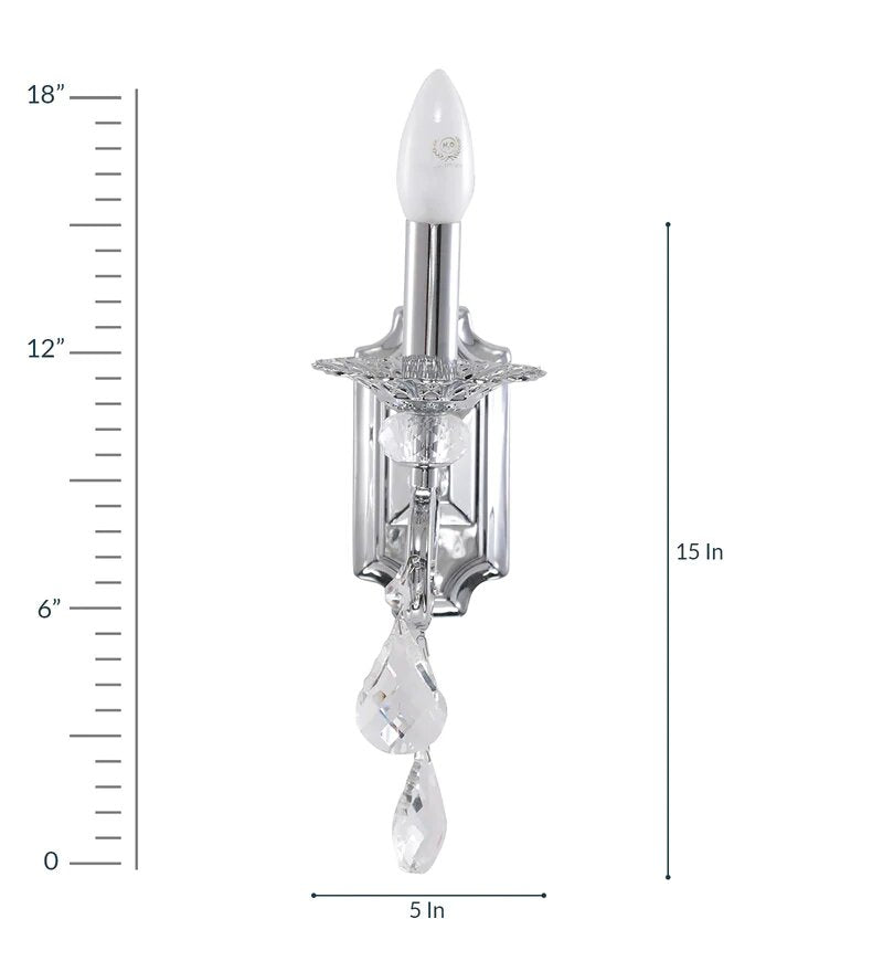 ARONA Chrome Wall Light - Stello Light Studio