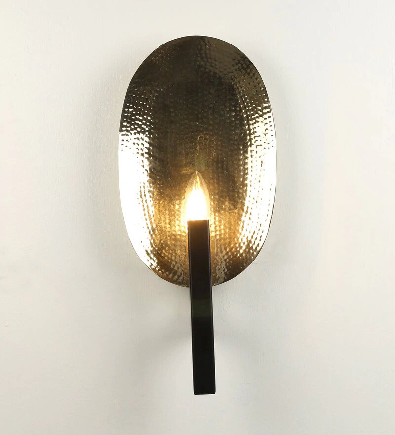 Riva Gold Metal Wall Light - Stello Light Studio