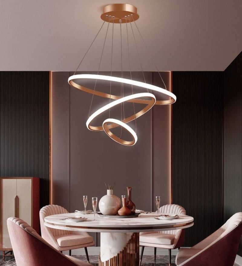 3 Ring Chandelier Light