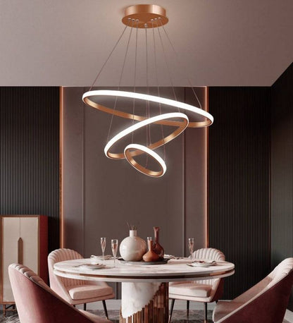 3 Ring Chandelier Light