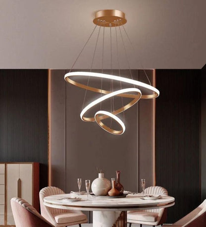 3 Ring Chandelier Light