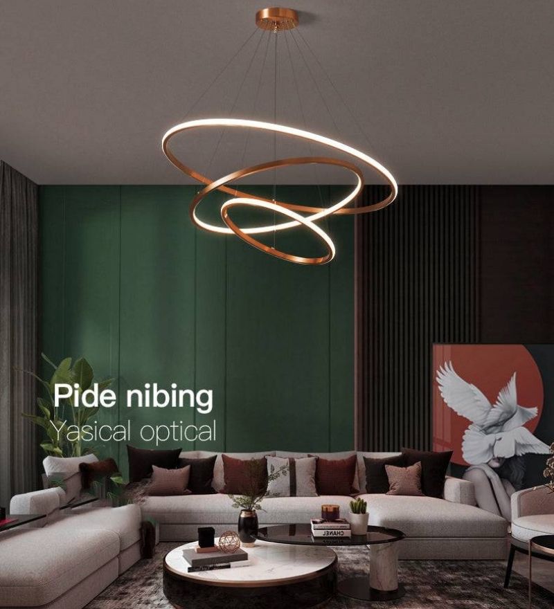 3 Ring Chandelier Light