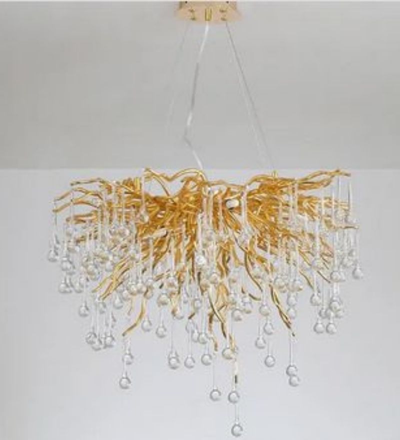 Antler Modern round Chandelier -Small