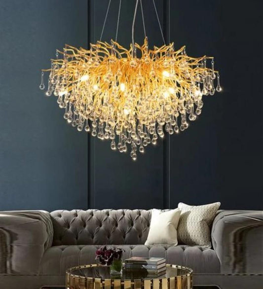 Antler Modern round Chandelier - Medium