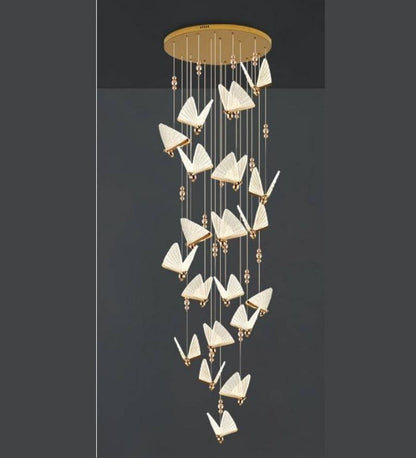 BUTTERFLY DOUBLE HEIGHT CHANDELIER