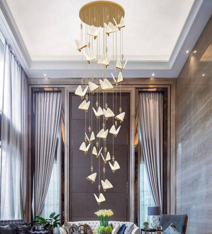 BUTTERFLY DOUBLE HEIGHT CHANDELIER