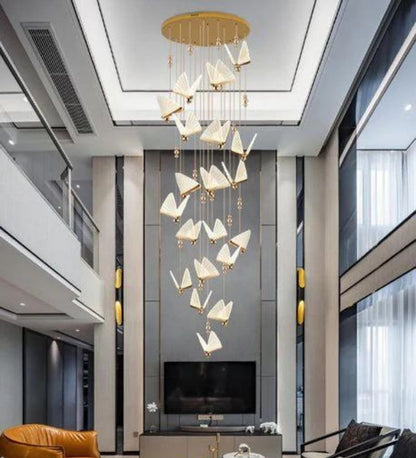 BUTTERFLY DOUBLE HEIGHT CHANDELIER