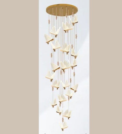 BUTTERFLY DOUBLE HEIGHT CHANDELIER