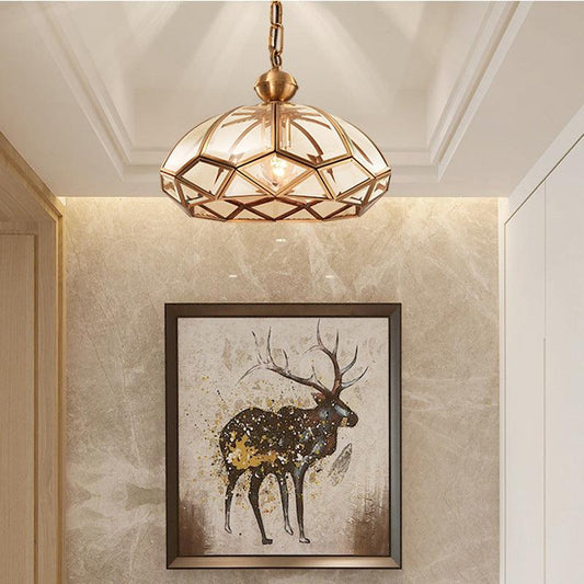 PrismGlow Pendant – Vintage Glamour in Geometric Elegance
