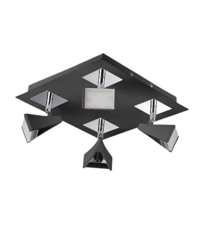 FILIPPO black square ceiling light