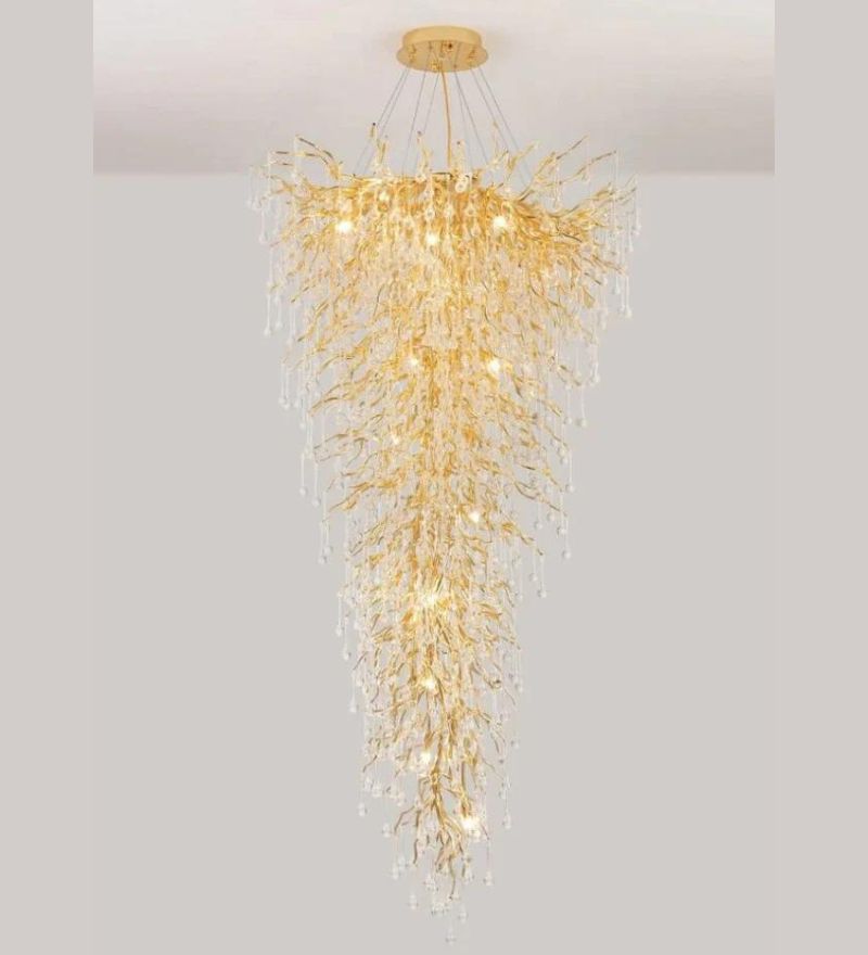 Nordic Crystal  Double Height Chandelier - Small