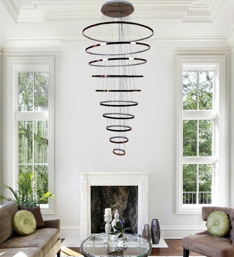 JOIDE DOUBLE HEIGHT CHANDELIER