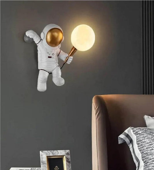 Astronaut Moon Wall Lamp