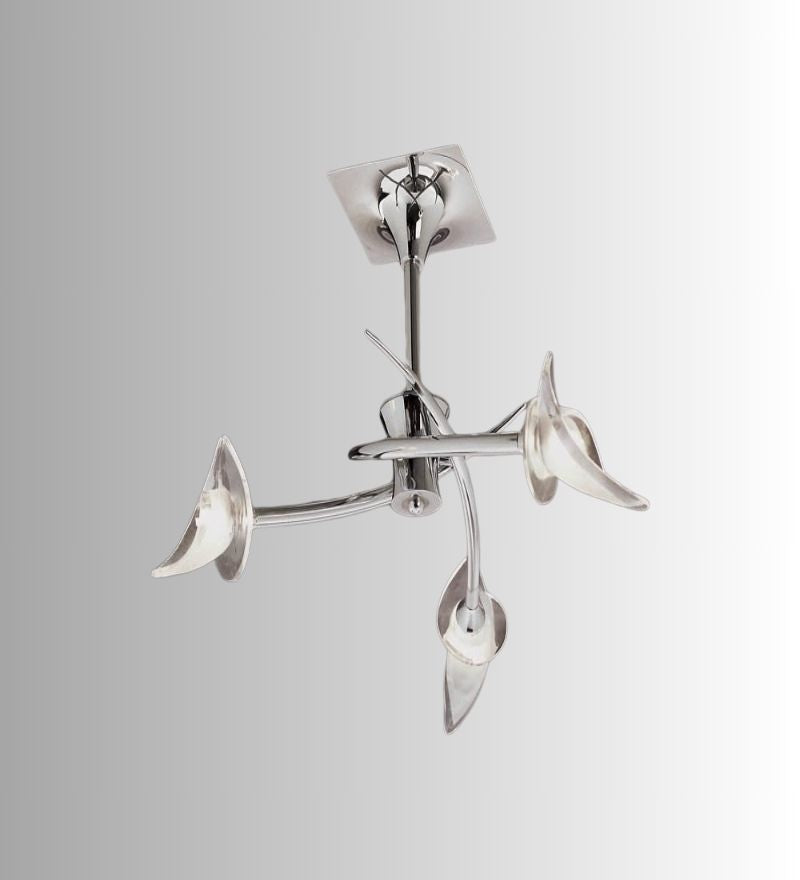 Flavia Chrome Ceiling - 3 Light