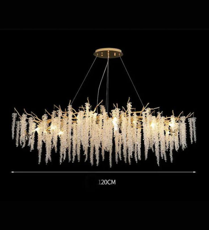 LUCIANO Modern Drop Linear Chandelier