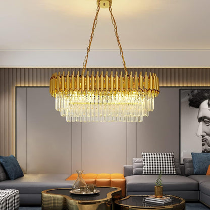 GOLD MAMBA LINEAR CHANDELIER