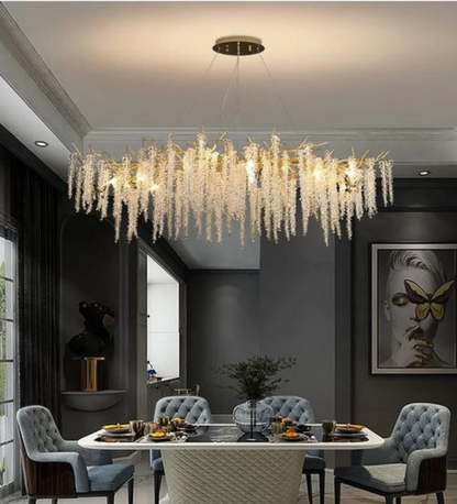 LUCIANO Modern Drop Linear Chandelier